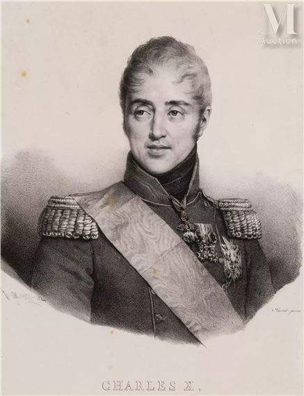 Portrait de Charles X - Daniel Saint