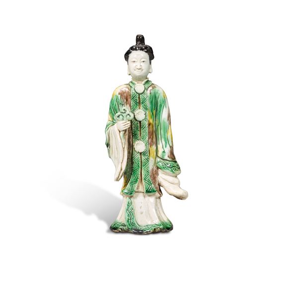 A figure of a standing lady