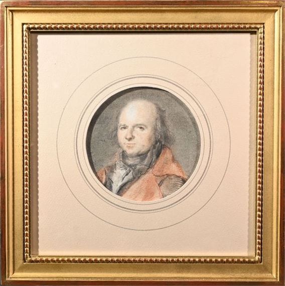 Portrait of Citizen Vestris Sanguine by French School, 18th Century, Late 18th century