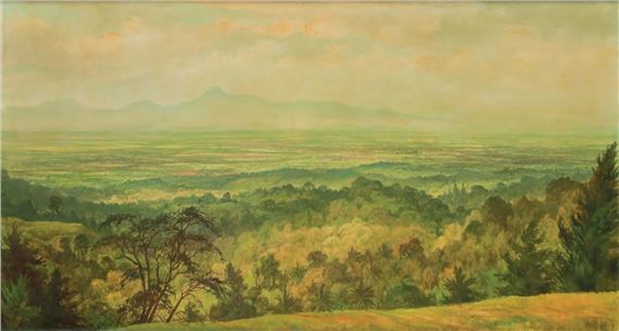 Landscape of Lembang by Wahdi Sumanta, 1975