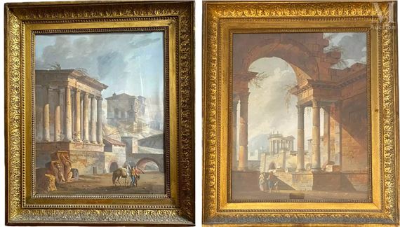 Vues de ruines antiques - Pierre-François-Léonard Fontaine
