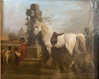 Le repos du veneur - Théodore Fort