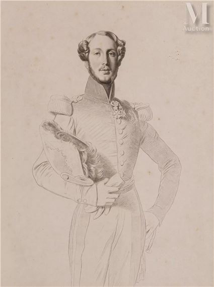Portrait du prince Ferdinand-Philippe d’Orléans en uniforme de Lieutenant-Général - Jean-Auguste-Dominique Ingres