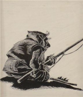 Dodder Fishing - Denys Watkins-Pitchford