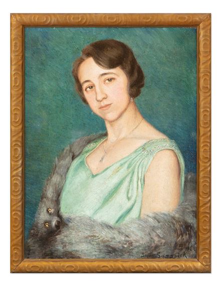 Portrét dámy by Bruno Sassnick, 1929