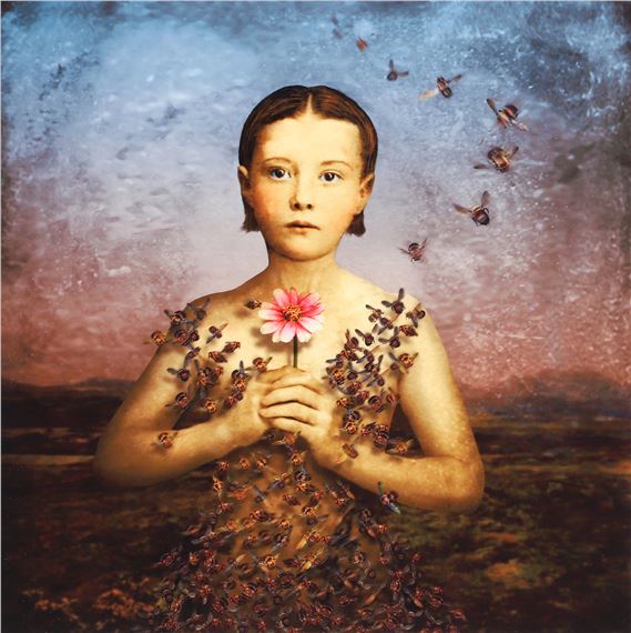 Girl With Bee Dress - Maggie Taylor