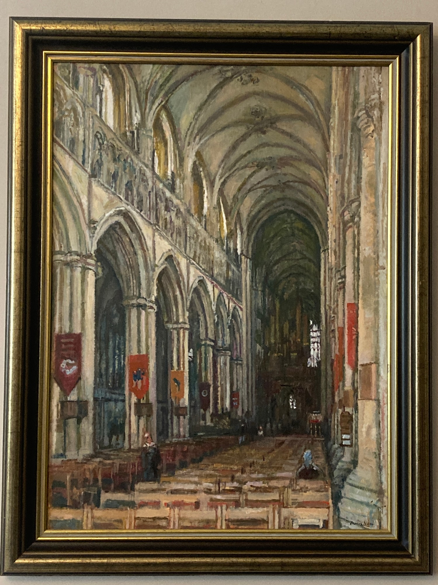 Artwork by James Neal, JAMES NEAL, Made of oil on board