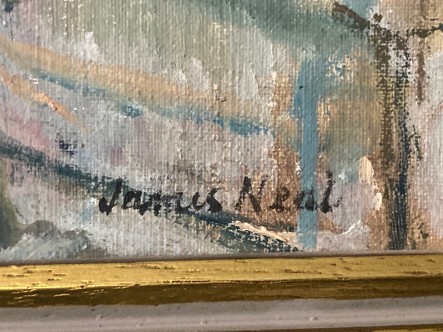 Artwork by James Neal, JAMES NEAL, Made of oil on board