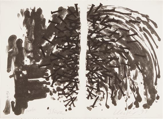 Sturz - Günther Uecker