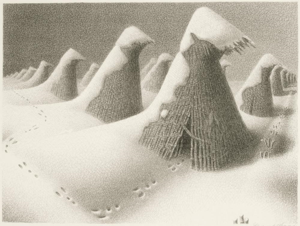 Artwork by Grant Wood, Untitled, Made of Lithograph