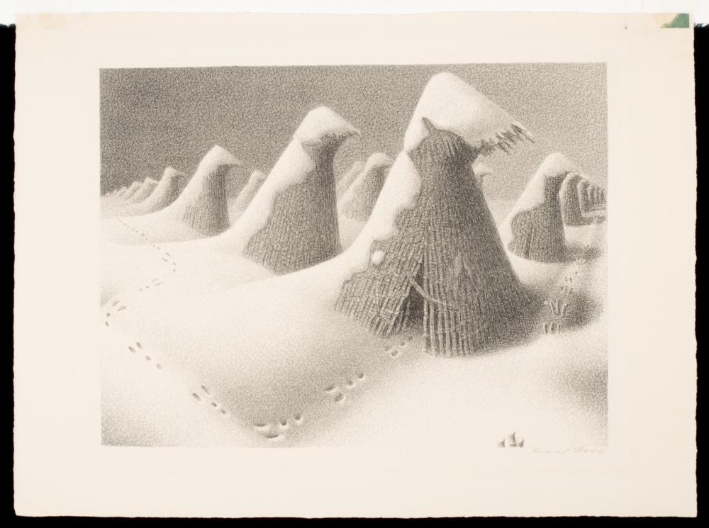 Artwork by Grant Wood, Untitled, Made of Lithograph