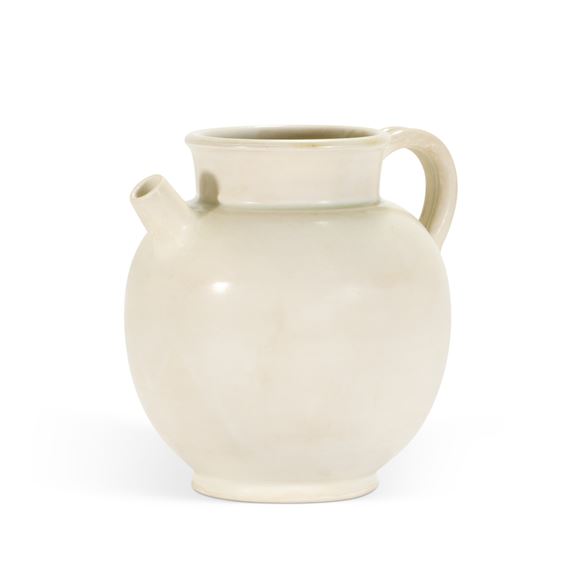 A XING WHITE-GLAZED EWER by Chinese School
