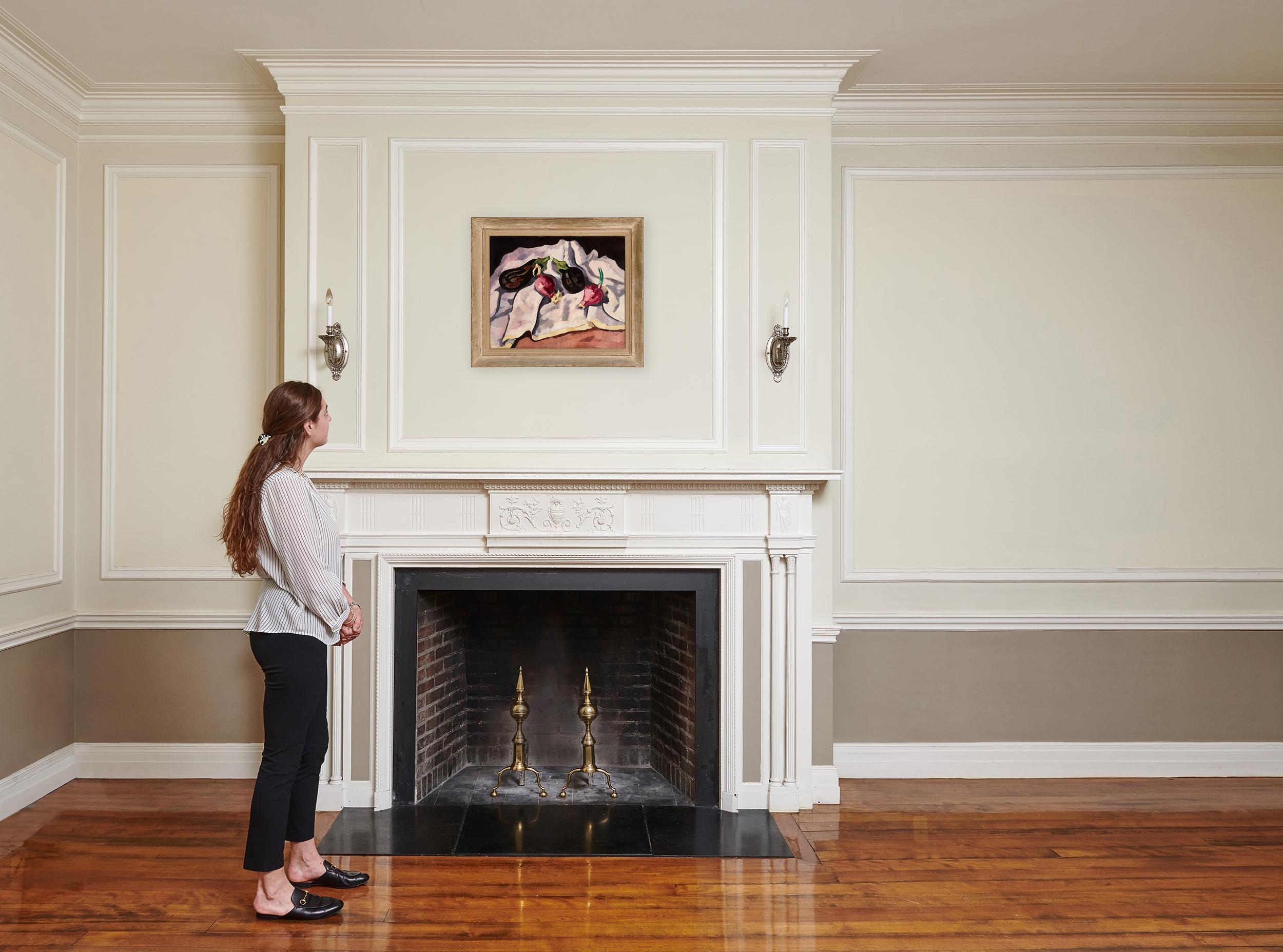 Artwork by Marsden Hartley, Still Life (Eggplants and Onions, Made of Oil On Canvas
