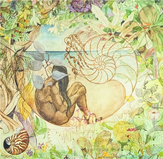 Transparent Nautilus and Nude - Elaine Wreford