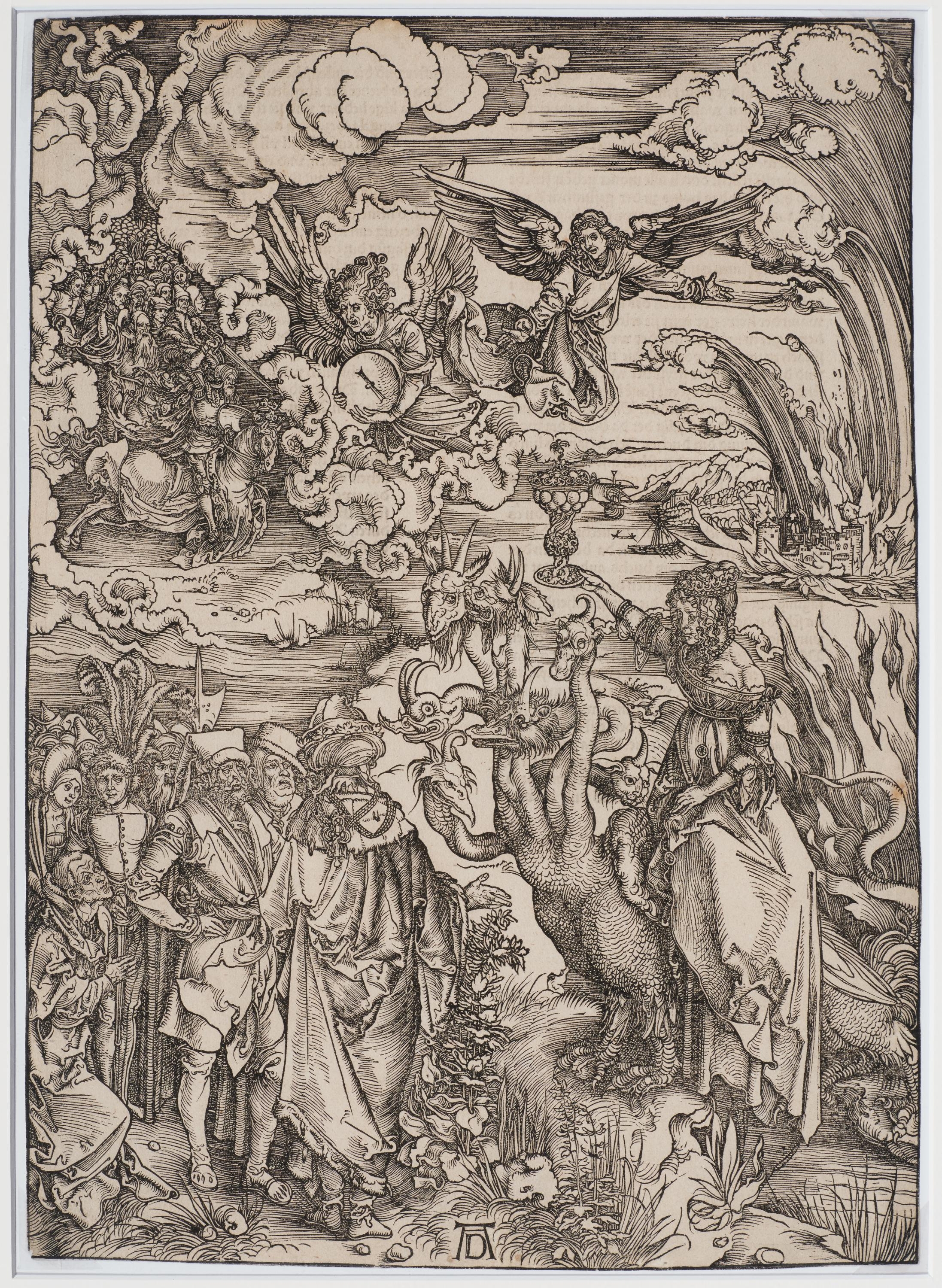 Artwork by Albrecht Dürer, The Babylonian Woman, Made of Woodcut On Paper