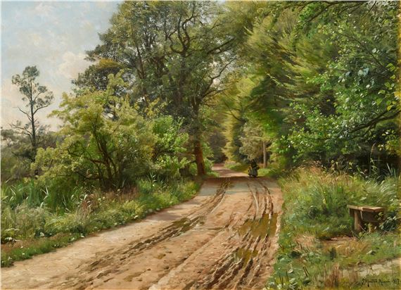 Forest path near Raadvad