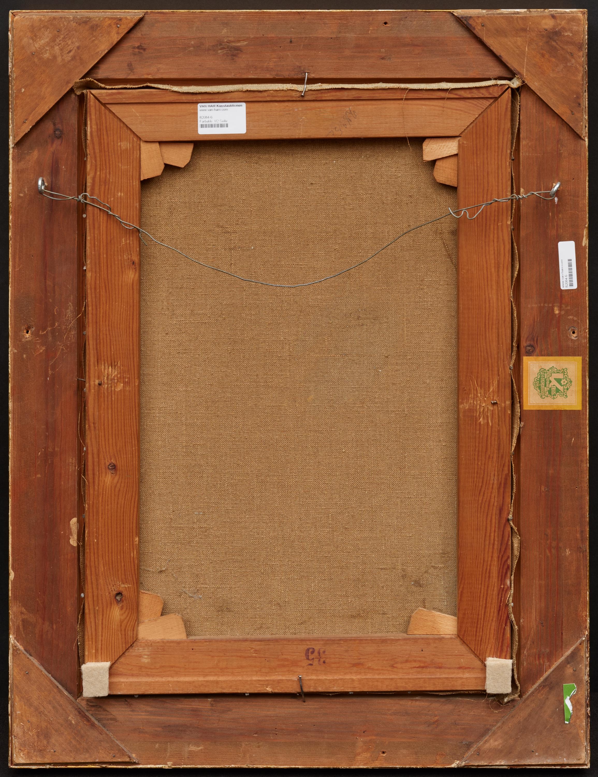 Artwork by Peder Mork Monsted, Christmas Day in a Snowy Village in Denmark, Made of Oil On Canvas