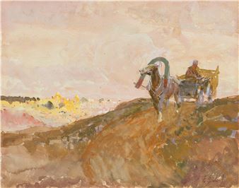 Rural Landscape with Cart