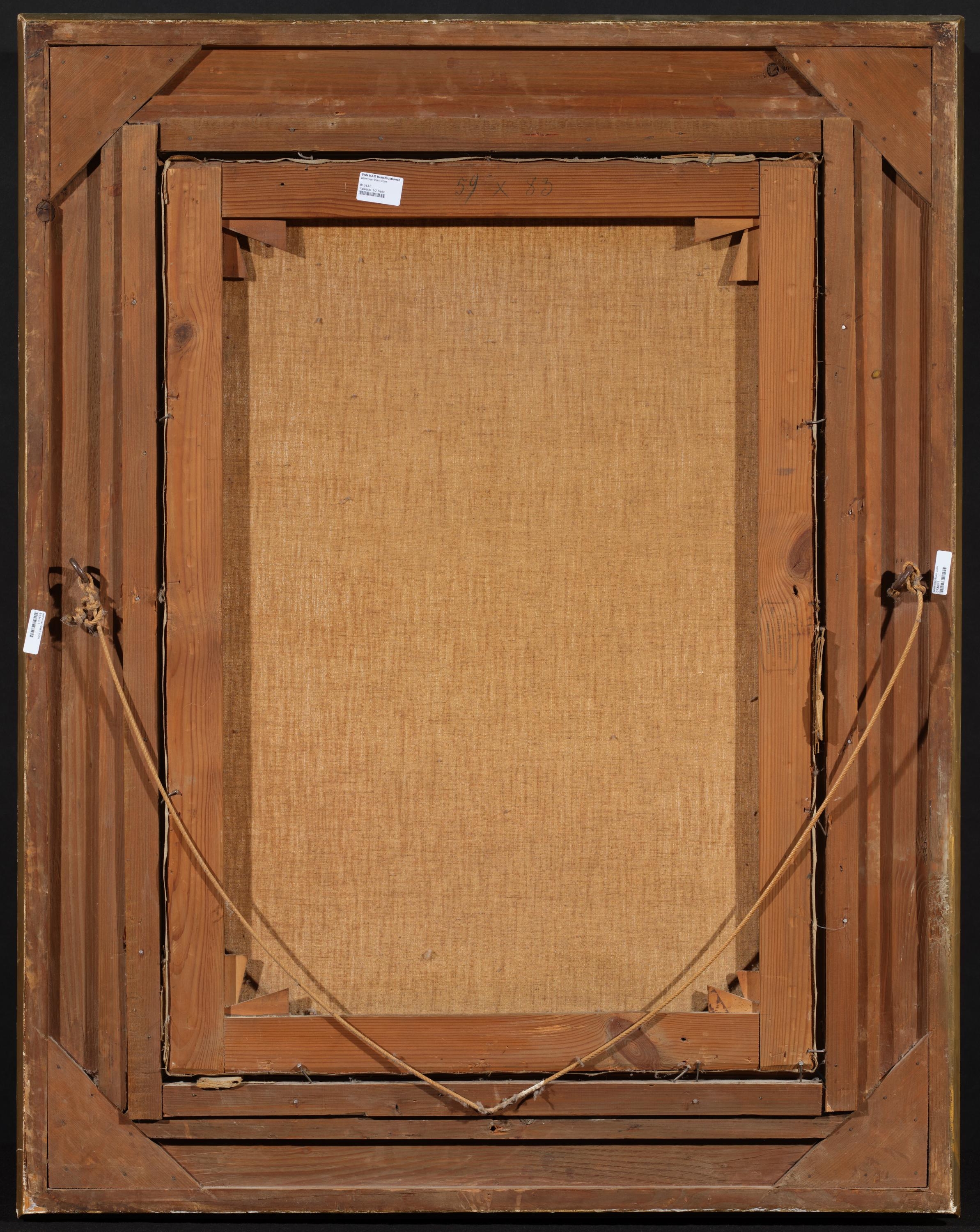 Artwork by Frants Alekseevich Rubo, Fishermen Hauling in Their Catch on the Black Sea Coast, Made of Oil On Canvas