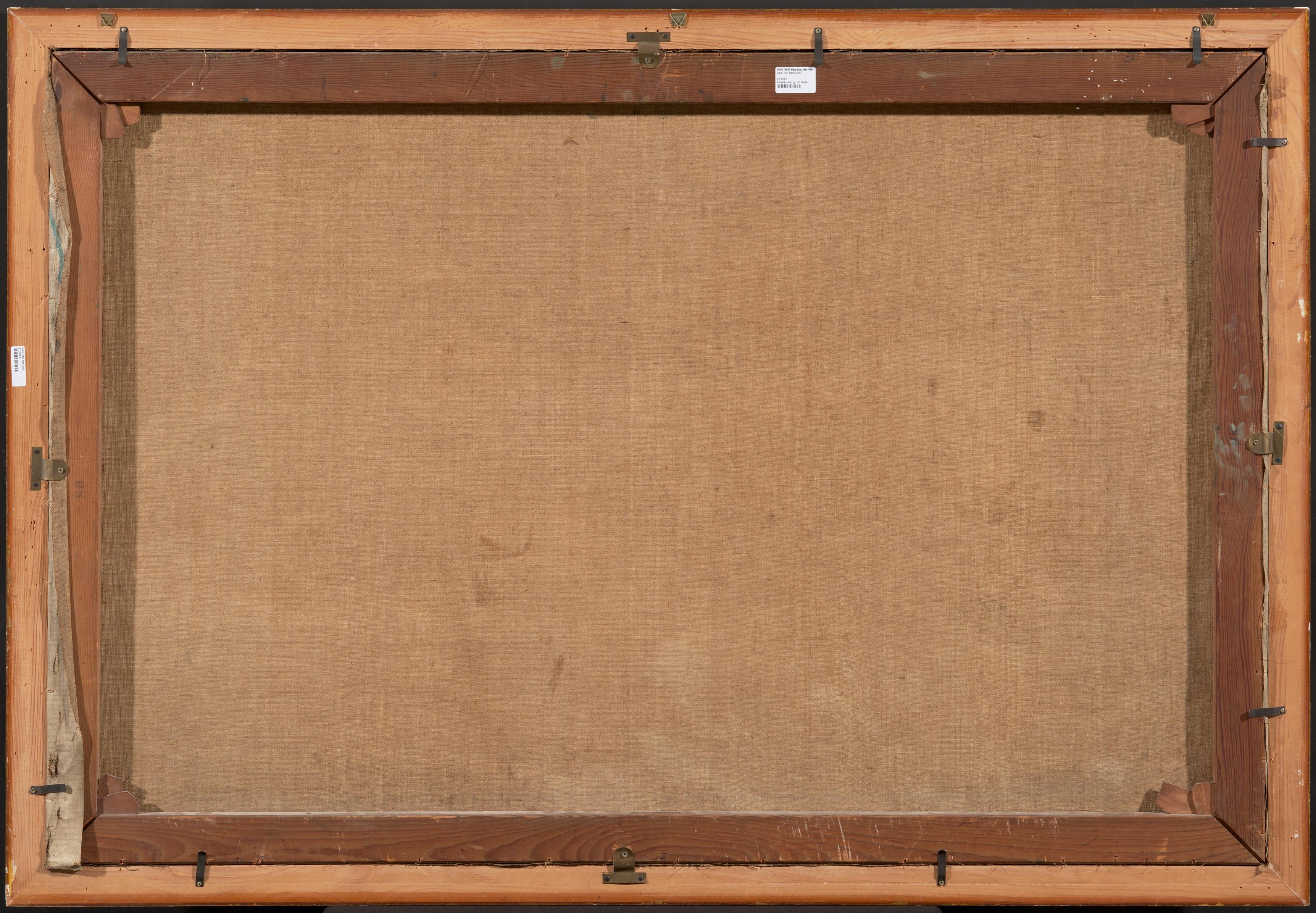 Artwork by Karl Hauptmann, Black Forest Landscape in a Lightning Storm, Made of Oil On Canvas