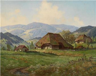 Sommer im Schwarzwald bei Wiesental - Karl Hauptmann