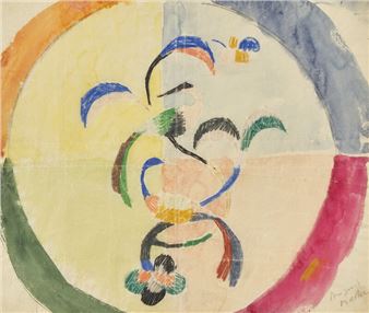 Entwurf für Stickerei (Design for Embroidery - August Macke