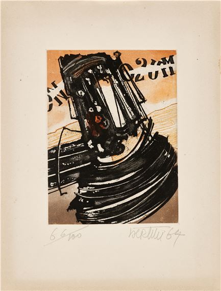 Sans titre by Gianni Bertini, 1964