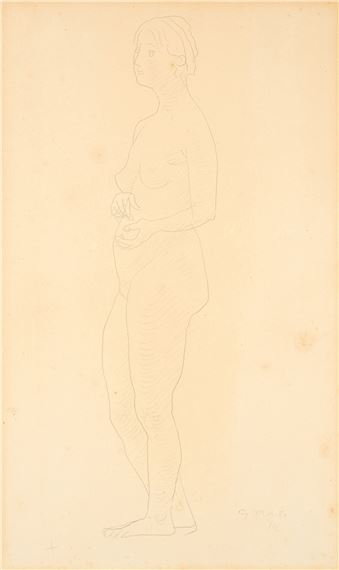 Stehender Frauenakt - Gerhard Marcks
