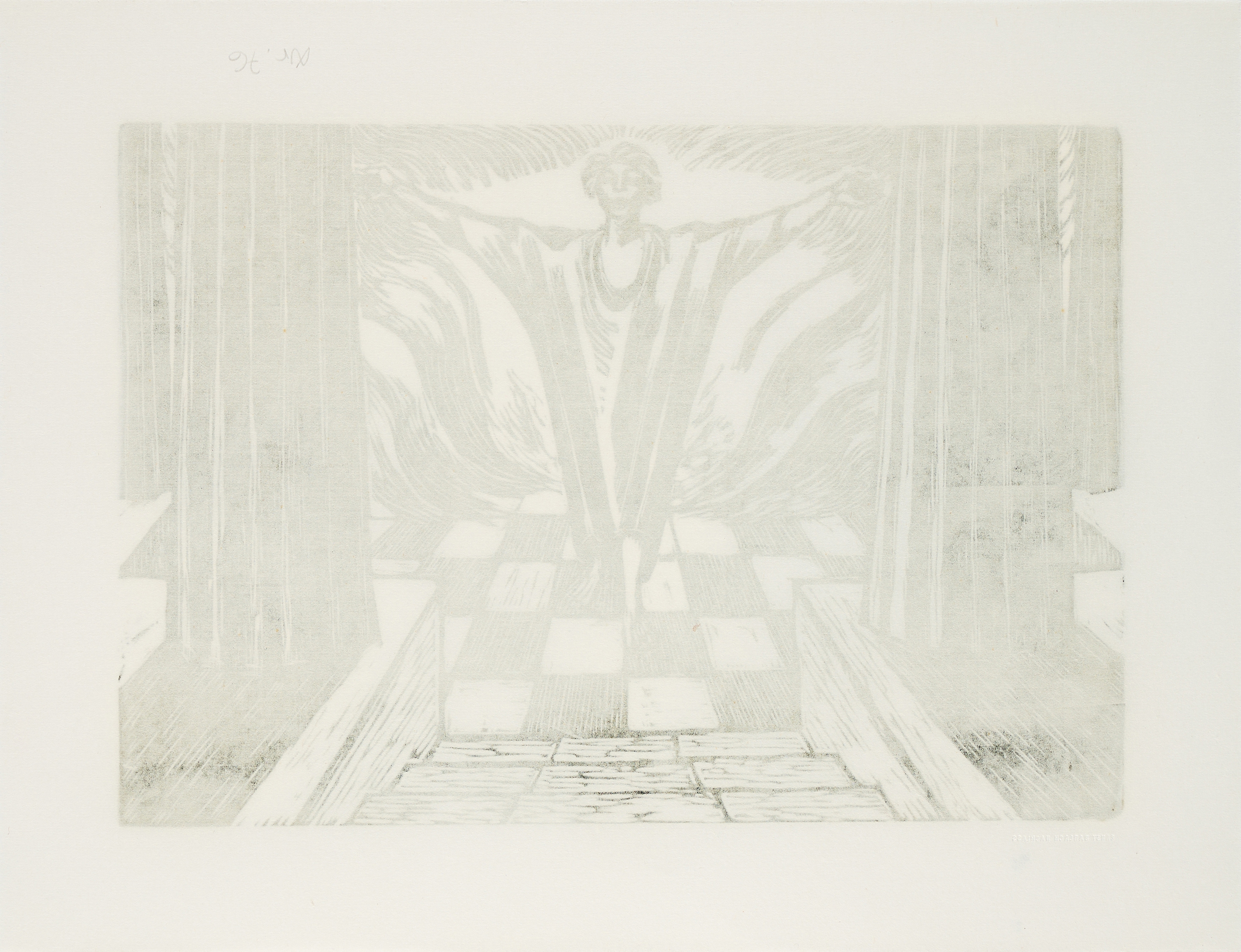 Artwork by Ernst Barlach, Mixed Lot of 5 Prints (From: An die Freude, Made of Woodcut On Japan