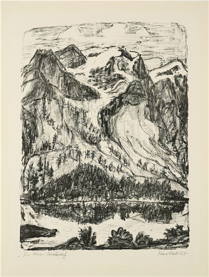 Berghang am See - Erich Heckel