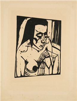 Hockende (Hockendes MÃ¤dchen / Akt