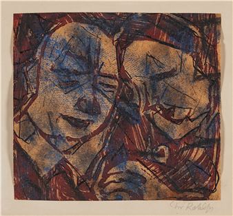 Schlafendes Ehepaar - Christian Rohlfs