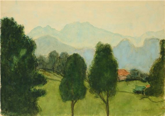 Gehöft in den Bergen - Max Peiffer Watenphul