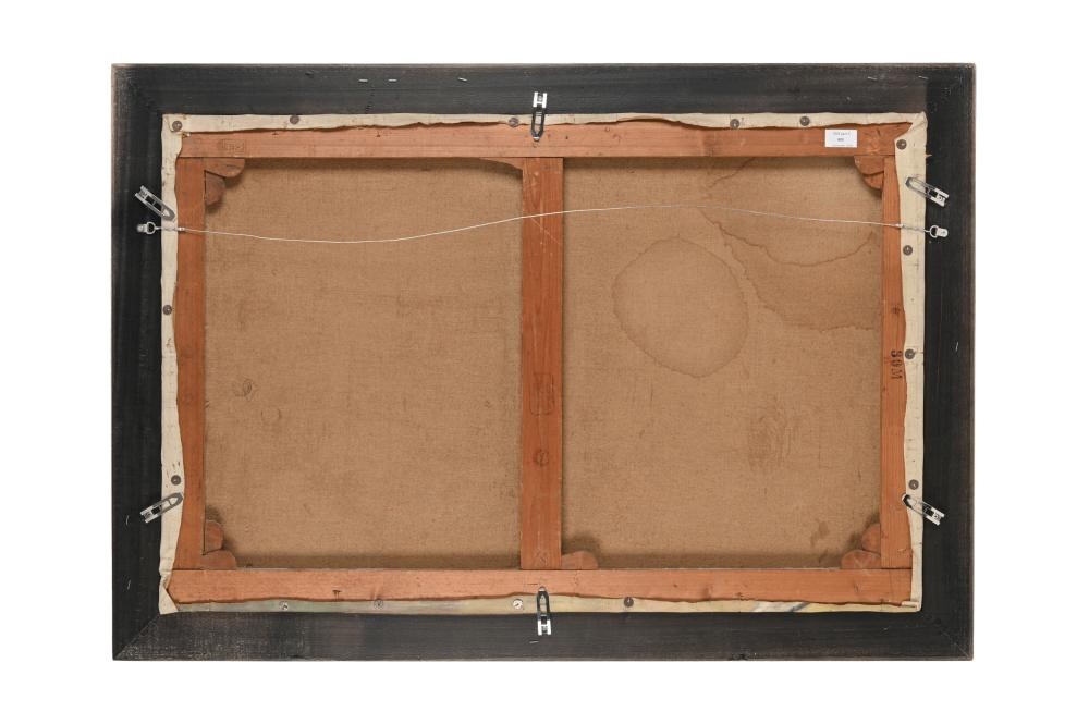 Artwork by Victor Tischler, City square in Southern-Europe, probably Avignon, Made of Oil On Canvas