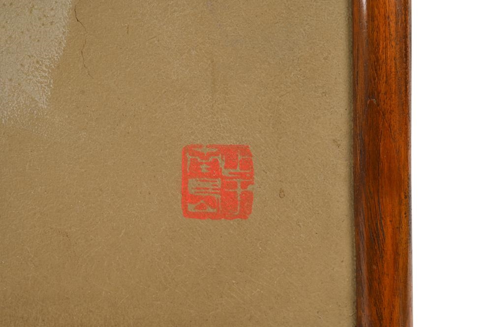 Artwork by Lee Man Fong, Doves, Made of Oil On Board