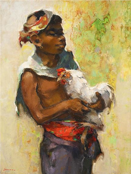 Rooster breeder, Madura - Gerard Pieter Adolfs