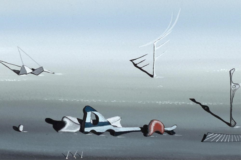 Artwork by Yves Tanguy, Untitled, Made of Gouache On Paper