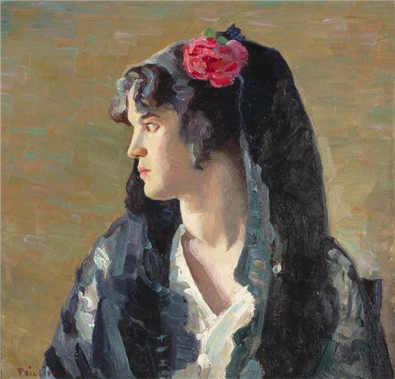 Portrait of a Mexican Girl - Bert Phillips
