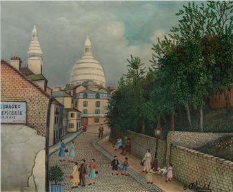 View of Montmartre - Emile Blondel
