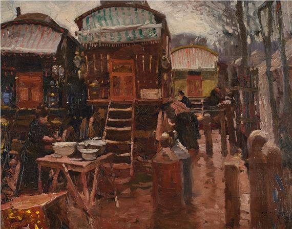 Tombland Fair - Sir Alfred James Munnings