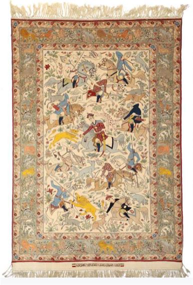 Hekmat Nejad | Design of classical hunting sceneries | MutualArt
