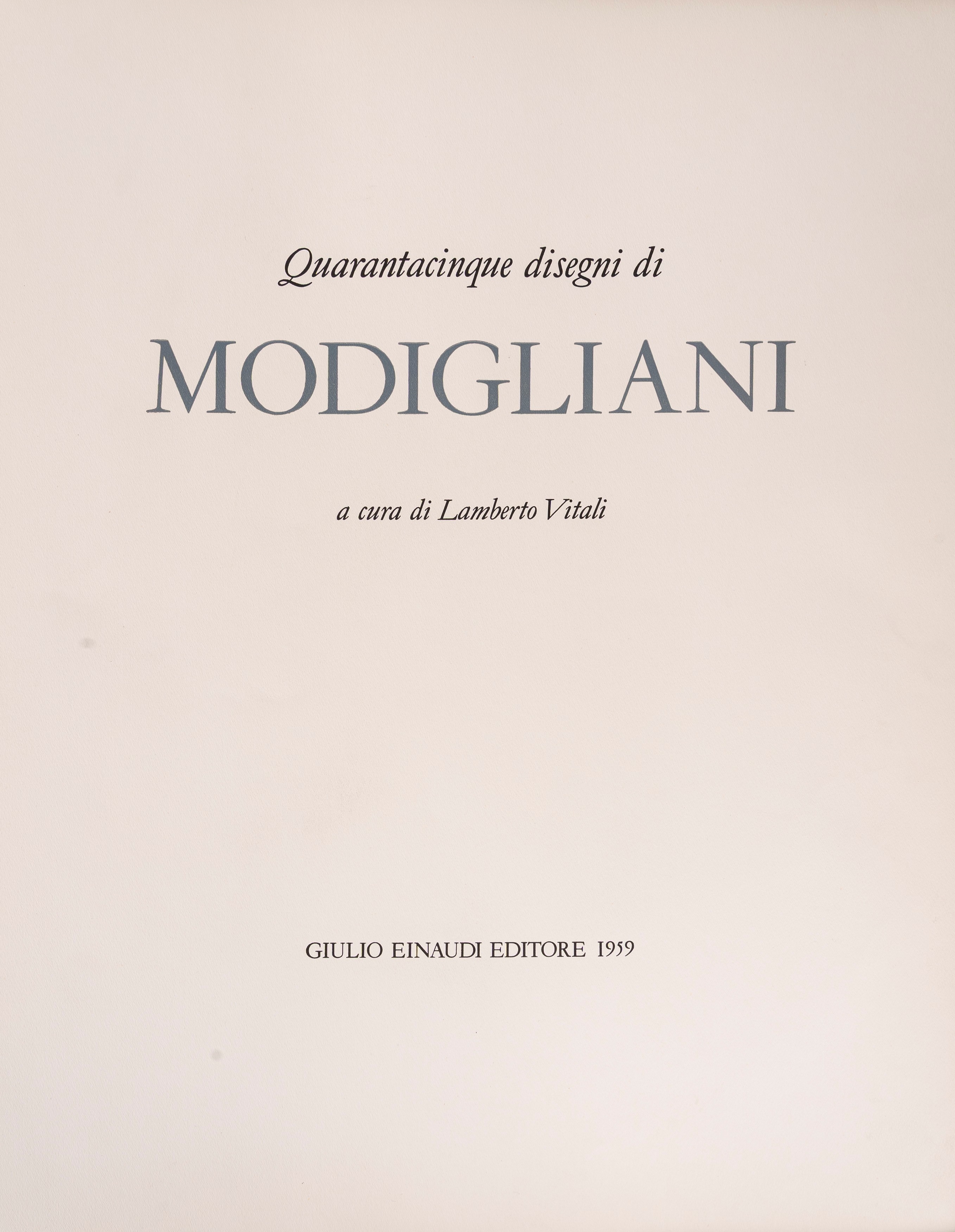 Artwork by Amedeo Modigliani, Forty-five drawings by Modigliani, Made of Photolithographic Reproductions