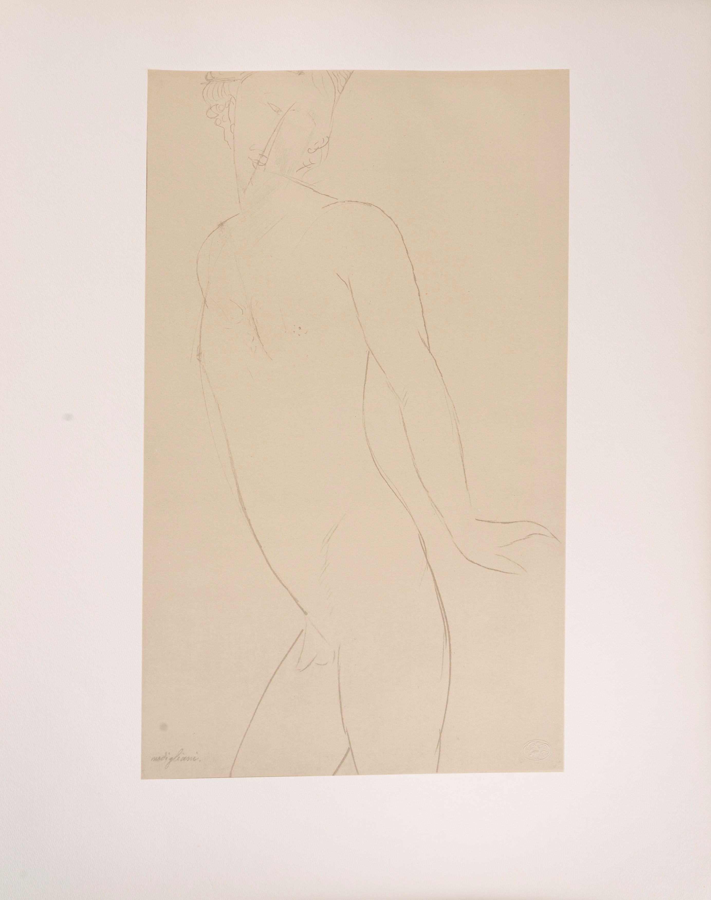 Artwork by Amedeo Modigliani, Forty-five drawings by Modigliani, Made of Photolithographic Reproductions