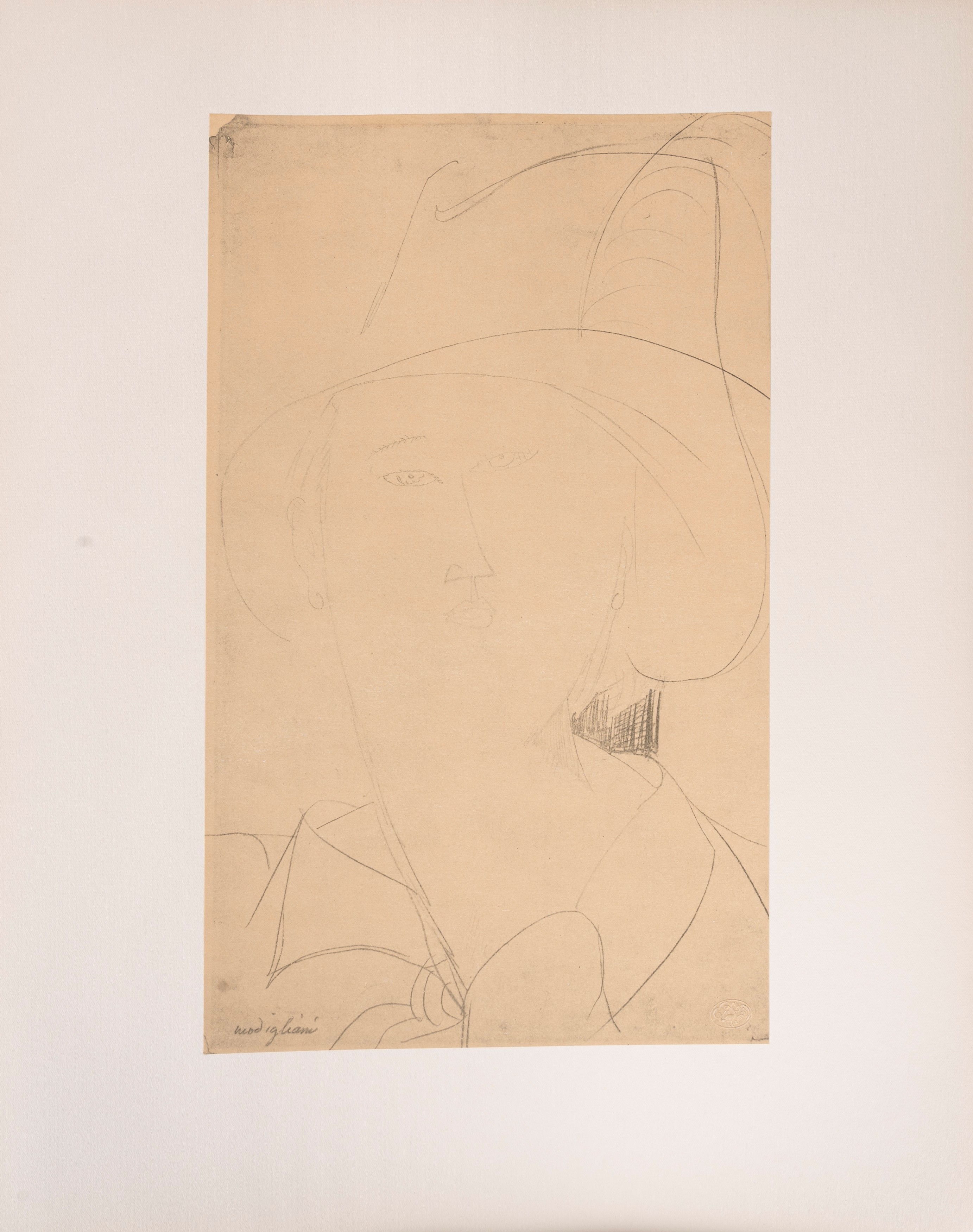 Artwork by Amedeo Modigliani, Forty-five drawings by Modigliani, Made of Photolithographic Reproductions