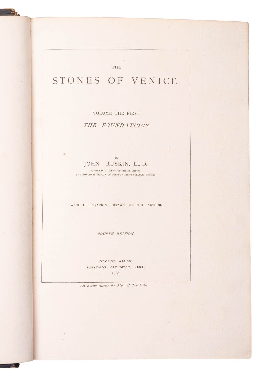 Artwork by John Ruskin, The Stones of Venice