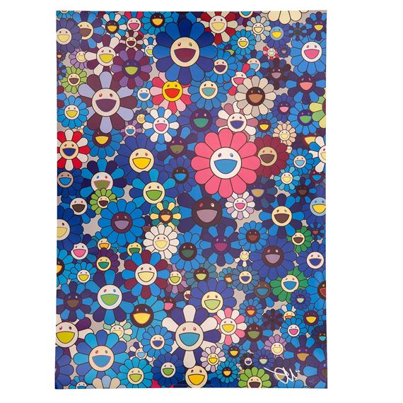 Takashi Murakami | N homage to Yves Klein, Multicolor B