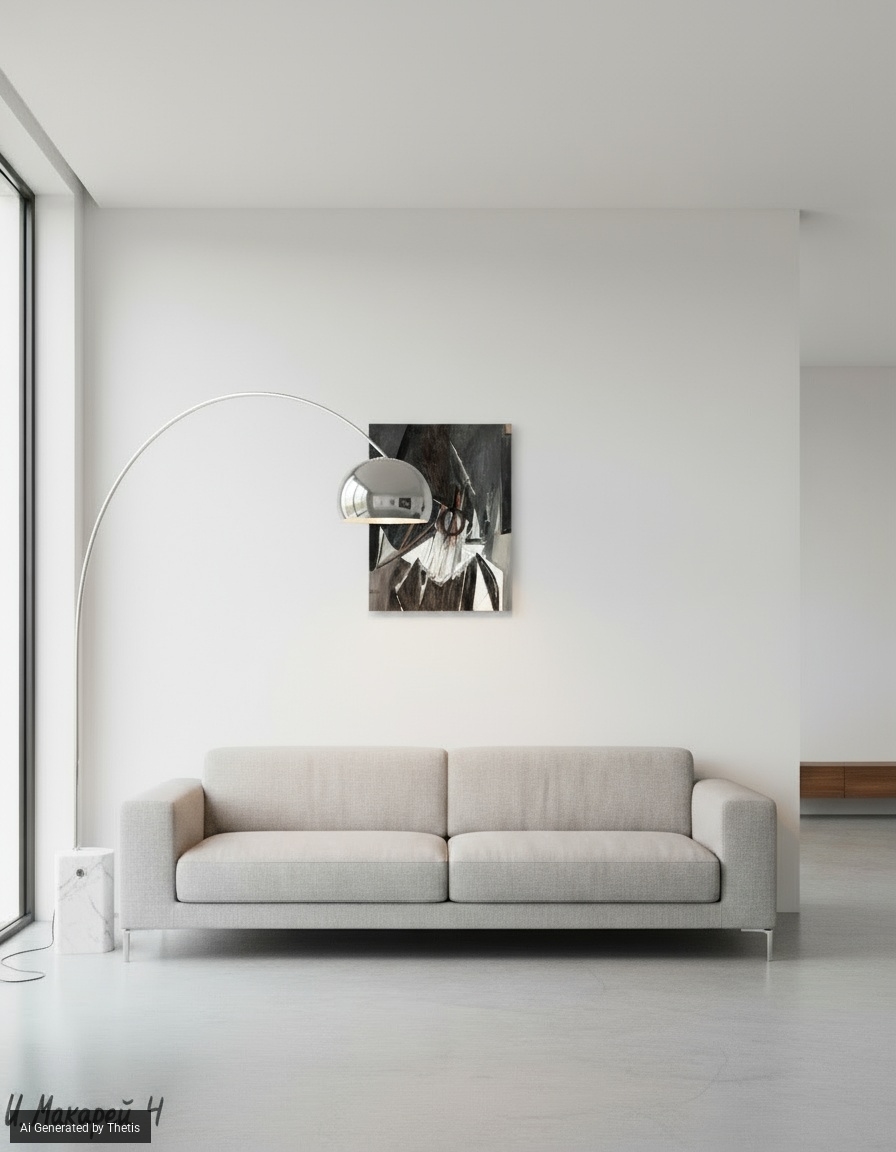 Artwork by Piero Ruggeri, Napoleone nero n. 4, 1970, Made of olio su tela