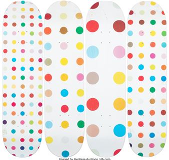 Supreme Spots (four works) - Damien Hirst