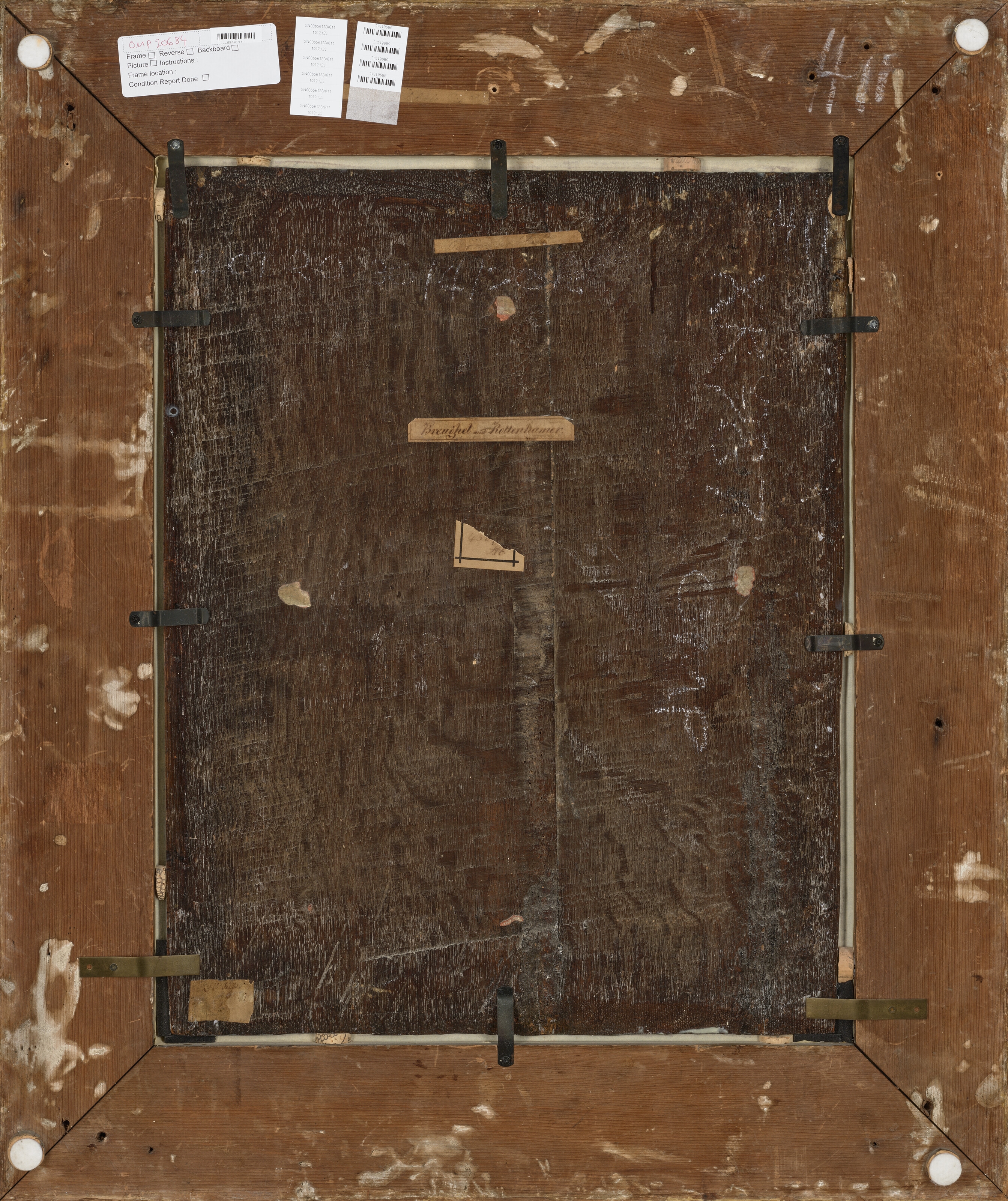 Artwork by Jan van Kessel I, Vierge à l'Enfant dans un cartouche en trompe-l'oeil entouré de guirlandes de fleurs, Made of oil on panel