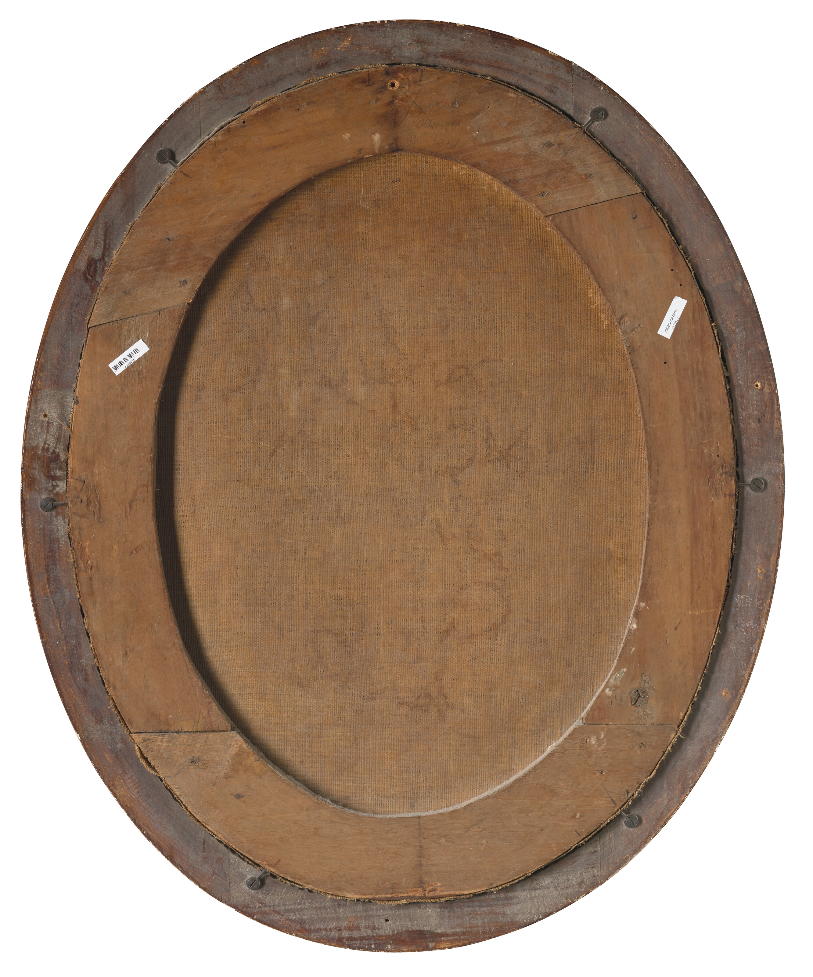 Artwork by Adolf-Ulrik Wertmüller, Swedish School, 19th Century, Portrait d'une femme portant une couronne de fleurs, en buste, Made of oil on canvas